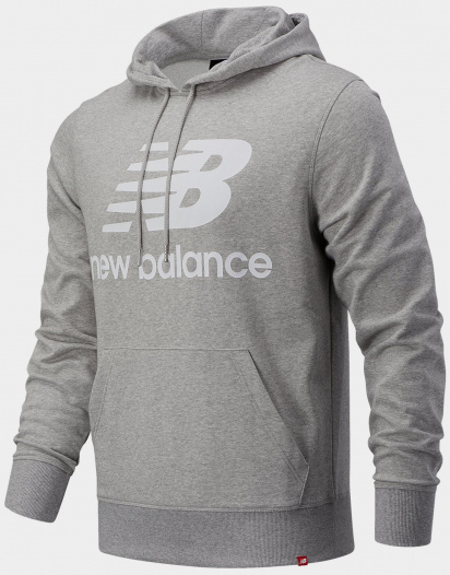 Худі New Balance Essentials Stacked Logo модель MT03558AG — фото 7 - INTERTOP